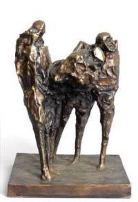 Oliffe Richmond [1919-77]  - Figures - bronze - this is sold - we are keen to buy bronze sculptures by this artist