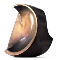 Robert Adams [1917-84] - Brown Shell - 1980 - bronze - ed. 6 - 20 cm high