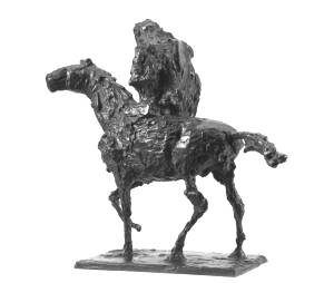 Horse and Rider, 1955, bronze